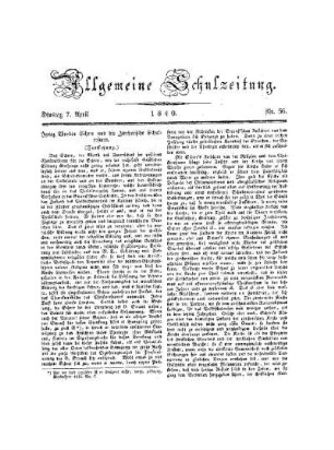 Ignaz Theodor Scherr und die Zürcherische Schulreform : (Fortsetzung)