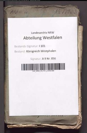 Verfügung über die Kurien bei den aufgehobenen Stiften und Klöstern im Fuldadepartement