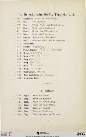 C. Silber (Nr. 527-572)