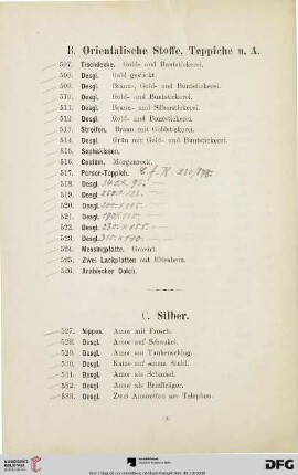 C. Silber (Nr. 527-572)