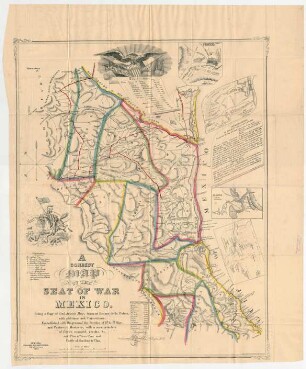 Strategische Landkarte von Mexico