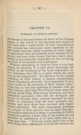 Chapter VI. Summary of Chinese history