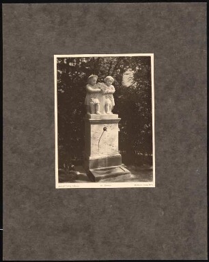 Märchenbrunnen, Berlin-Friedrichshain: Tafel 39: Brunnen (aus: Max Osborn, Der Märchenbrunnen am Friedrichshain zu Berlin)