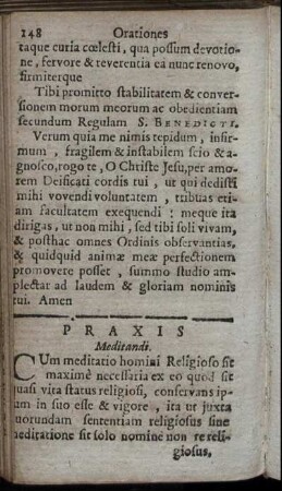 Praxis Meditandi.