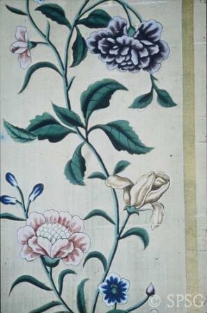 Berlin, Schloss Charlottenburg, Neuer Flügel, Schreibzimmer, R. 349, Detail.