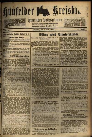 Ausgabe vom Dienstag, den 06. Mai 1930.