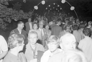 Lichterfest im Stadtgarten anläßlich der Bundesgartenschau.