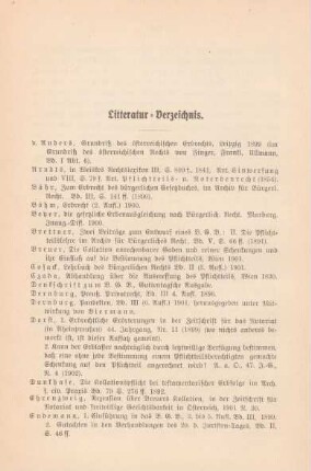 Litteratur-Verzeichnis