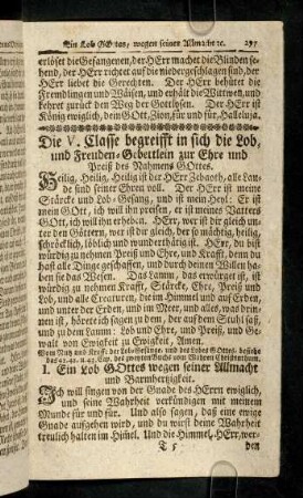 297-312, I. Ein Lob Gottes wegen seiner Allmacht und Barmherzigkeit...