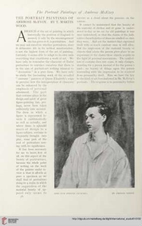 Vol. 61 (1917) = No. 242: The portrait paintings of Ambrose McEvoy