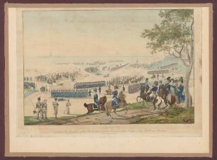 "Gefecht zwischen den Großherzoglich Badischen und den Franzoesischen Truppen beim Ausfall aus Strasburg den 9ten Julius 1815."