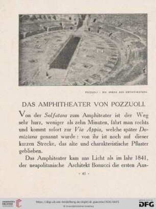 Pozzuoli - Die Arena des Amphitheaters
