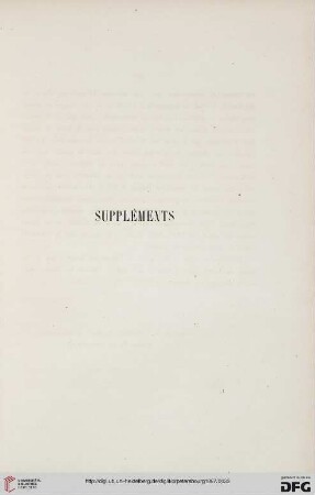 Suppléments