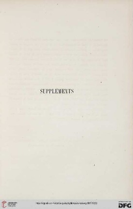 Suppléments