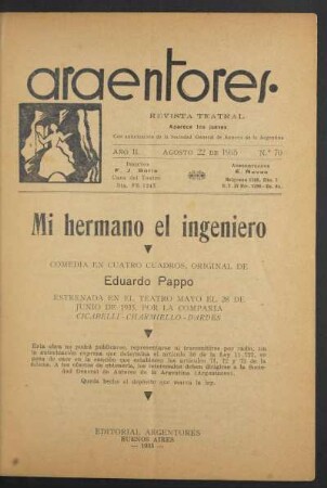 Mi hermano el ingeniero