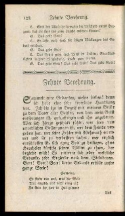 Zehnte Verehrung
