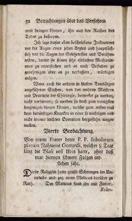Vierte Beobachtung.