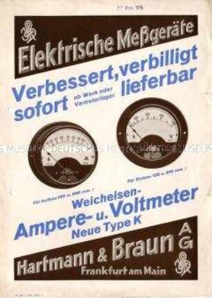 Ampere- und Voltmeter