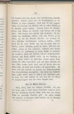 Bau der Welfen-Kasernen.