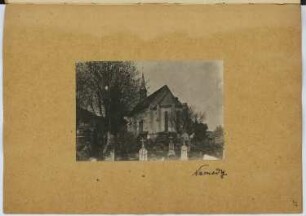 St. Bartholomäus, Namedy: Ansicht (aus: Skizzen- und Fotoalbum 8)