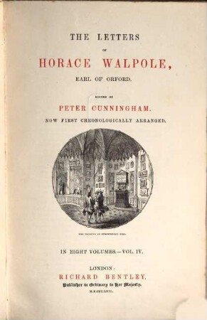 The letters of Horace Walpole, Earl of Oxford, 4