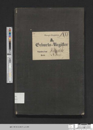 Geburtsregister Kliestow 1883
