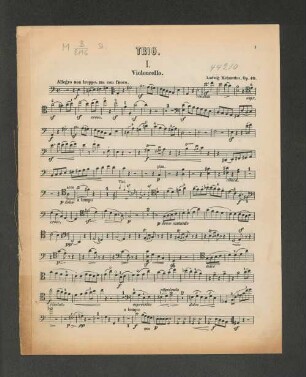 Trio. Violoncello. [I-III.]