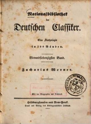 Anthologie aus den Werken