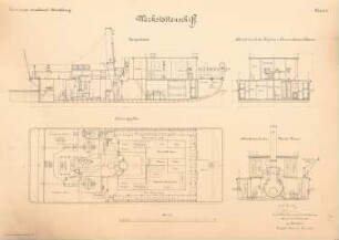 Werkstättenschiff: Schnitte 1:50