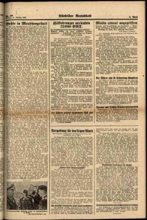 Zweite Ausgabe vom Freitag, den 11. Oktober 1940.