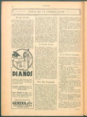 Notas de un comerciante