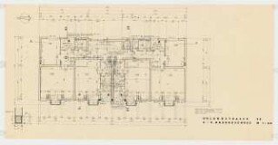 Wohnhäuser Uhlandstraße 39 / Lietzenburger Straße 40, Berlin-Wilmersdorf: Grundriss 2.-5. Obergeschoss 1:50