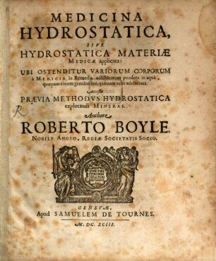 Medicina Hydrostatica