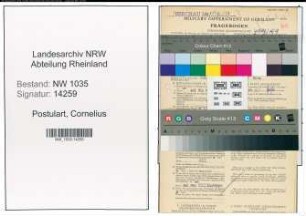 Entnazifizierung Cornelius Postulart , geb. 18.06.1902 (Chemotechniker)