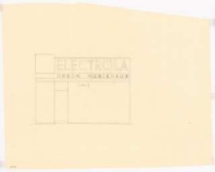 Fachgeschäft Electrola, Berlin: Ansicht Schaufenster