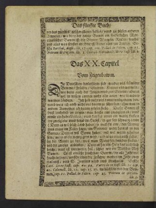 Das XX. Capitel Vom Feigenbaum.