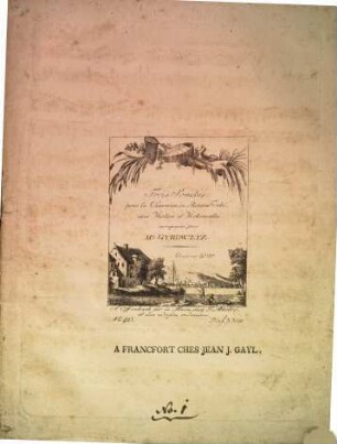 Trois sonates pour le clavecin, ou piano-forte, avec violon et violoncelle : oeuvre 10