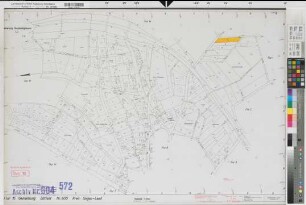 Littfeld (Kreuztal), Zusammenlegung Littfeld, Bl.10 Zuteilungskarte Littfeld Flur 15