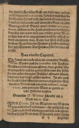 Das vierdt Capitel.