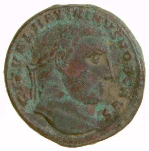 Münze, Follis, 308 - 309