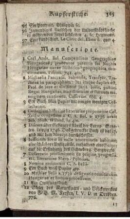 Manuscripte.