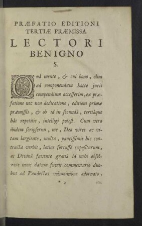 Lectori Benigno