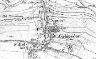 Schöpstal-Girbigsdorf. Meßtischblatt, Sekt. Görlitz, 1886