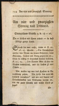 754-773, Am vier und zwanzigsten Sonntag nach Trinitatis.