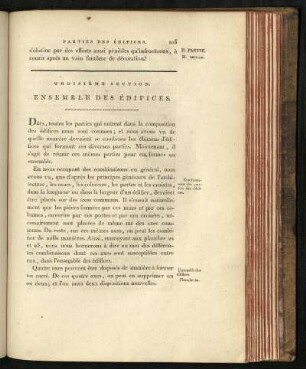 Troisième section: Ensemble des édifices.