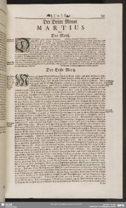 Der Dritte Monat Martius Oder Der Mertz
