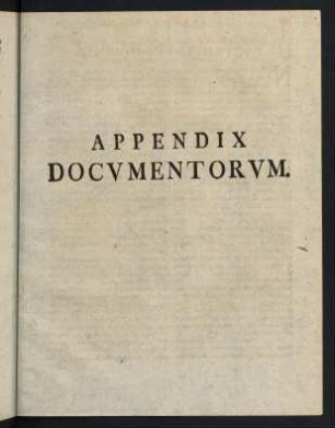65-71, Appendix Documentorum