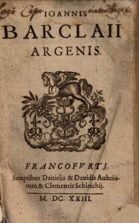 Joannis Barclaii Argenis