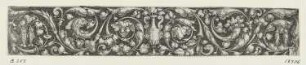 Ornament mit Vase und Laubwerk