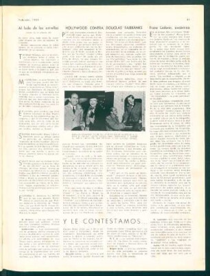 Hollywood contra Douglas Fairbanks
